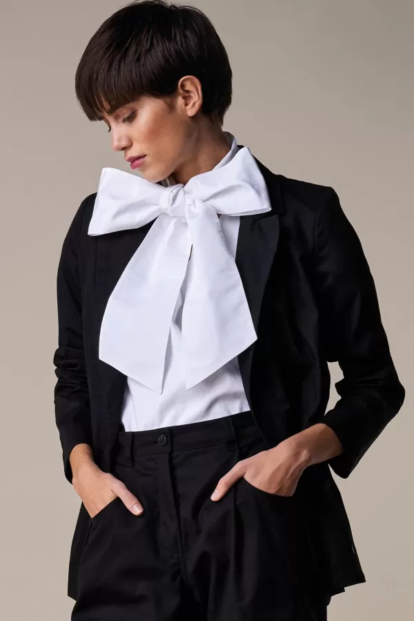 Esma Bow Blouse>ARMARGENTUM New